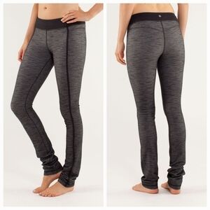 Lululemon Forme Pant in Rose Herringbone Black size 2 NWT